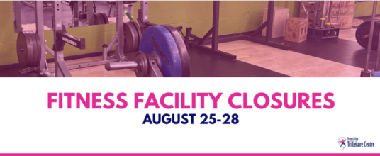 Fitness Areas Deep Cleaning Schedule – August 2025